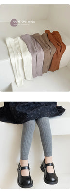 New Spring Autumn Baby Pants Toddler Girl Leggings Tights Solid Cotton Stretch Kids Children Knitting Trousers 1-10 Years