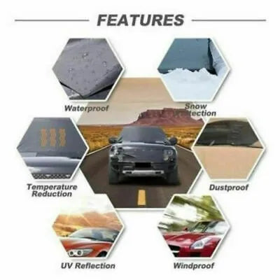 Car Windscreen Windshield Frost Cover Winter Resistant Ice Snow Shield Front Protector Car Shade Cover For Front Windshield