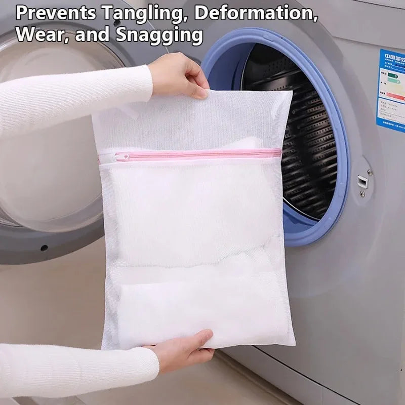 1/3Pcs/Set Zippered Mesh Laundry Bags for Bra Underwear Household Cleaning Tools Bra Care Underwear Cleaning Accessories