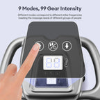 18/24 Heads Fascia Gun Red Light Deep Tissue Muscle Massager Wireless Massage Gun for Back Waist Leg Body Muscle Relaxation Home Gym