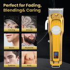 Sejoy Rechargeable Hair Clipper Combo Professional Electric Hair Trimmer Set Cordless Haircut Machine Kits for Barber