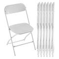 JHK Plastic Folding Chair 4/6 Pack 330LB Load Capacity Living Room Dinner Chairs Lightweight Portable Indoor/Outdoor Home Office