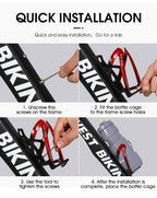 WEST BIKING Bicycle Water Bottle Cage Colorful Gradient Cycling Bottle Holder Ultralight MTB Road Bike Water Bottle Bracket