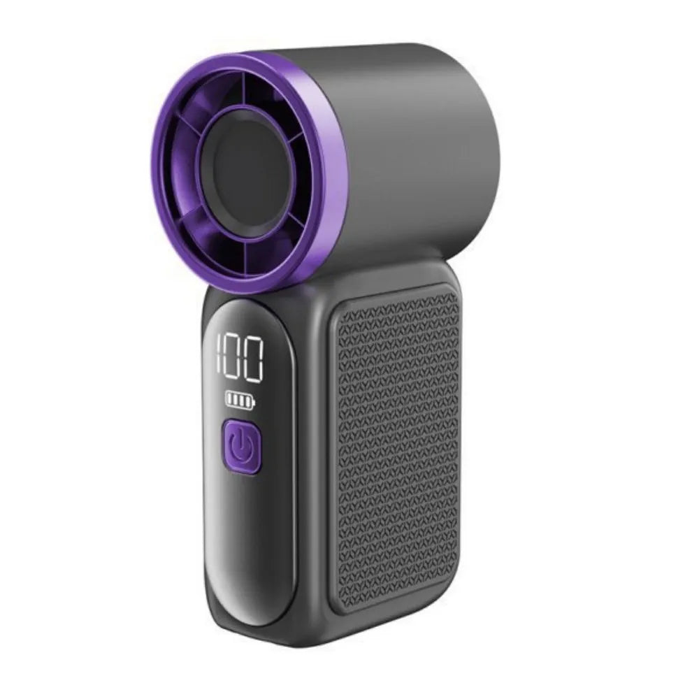 2026 New High-Speed Mini Handheld Small Fan, 100-Speed Small Wind Cannon USB Charging Battery Life Turbine Portable Outdoor Fan