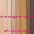 9 Shade Full Coverage Concealer Liquid Foundation Makeup High Coverage Base Makeup Cushion Foundation Cream Natural Matte