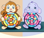Educational Games Dart Board Baby Toy Stickey Ball Dart Indoor Sports Child Montessori Games for Children 3 to 7 Years