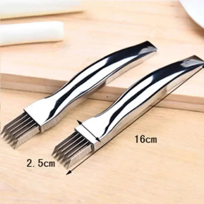 Scallion Cutter Shred Knife Stainless Steel Graters Cutter Knife Scallion Slicer Vegetable Shredders Slicer Kitchen Gadgets