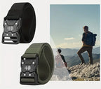 2PC Tactical Waist Belt - Durable Automatic Buckle, Perfect for Outdoor Adventures, Unisex Accessories for Men and Women