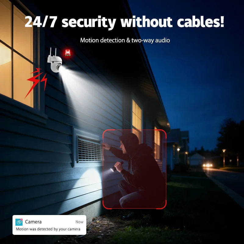 SZSINOCAM 3MP Wifi IP Wireless Security Surveillance PTZ Camera 4X Zoom Cameras Tracking Two-way Audio HD Night Color Camera