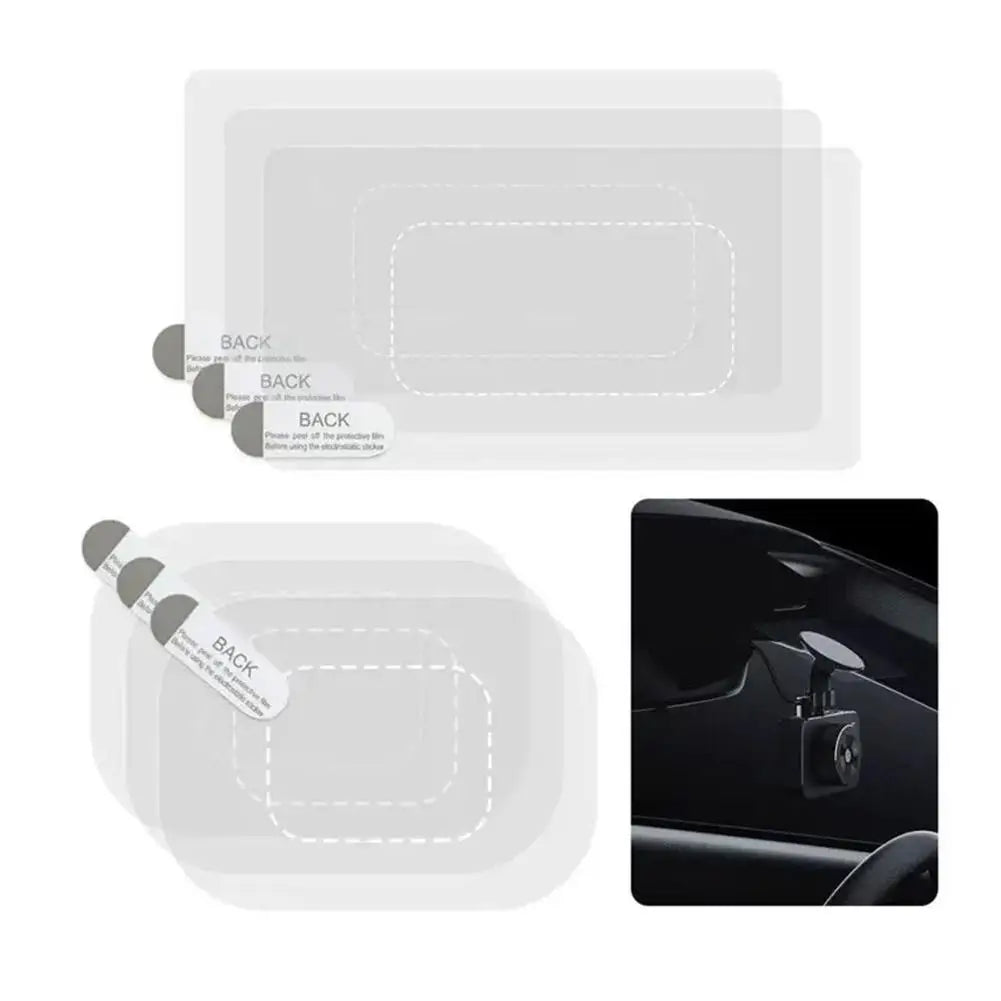 Car Electrostatic Sticker Auto Transparent Seamless Windshield Double-sided Stickers Dashcam Stability Transparent Antifall