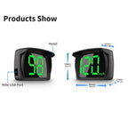 NEW Universal Car GPS Digital HUD Speedometer Dual Chips KMH MPH Reminder Meter HD LCD Display Plug Play For All Vehicle PH043