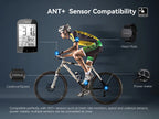 CYCPLUS M1+Z1 Cycling GPS Wireless Bike Computer With BLE 5.0/ANT+ with 2.9" LCD Screen Auto Backlight IPX6 Waterproof