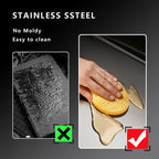 304 Stainless Steel Cutting Board Butcher Block Household Rolling Board Kitchen Supplies Food Preparation Meal Prep Tools