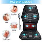 Vibration Back Massager Seat Cushion with Heat,Massage Chair Pad,Chair Massager for Pain Relief at Office/Home,Gifts for Parents