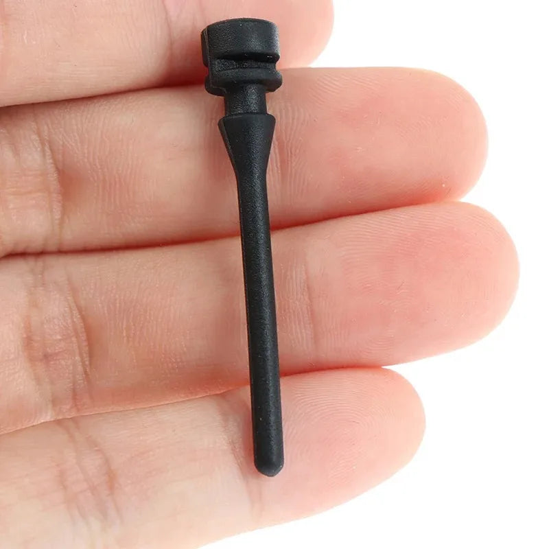 Goldpo Screw Pin Rivet Rubber Fan Noise Absorbtion Anti Vibration Mount Silicone Shock-absorbing Nails Black