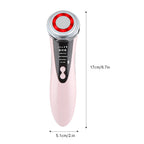 4in1 Facial Massager Red Blue Light therapy Vibration Skin Tightening Face Lifting Anti Wrinkle Beauty Device Skin Care Tool