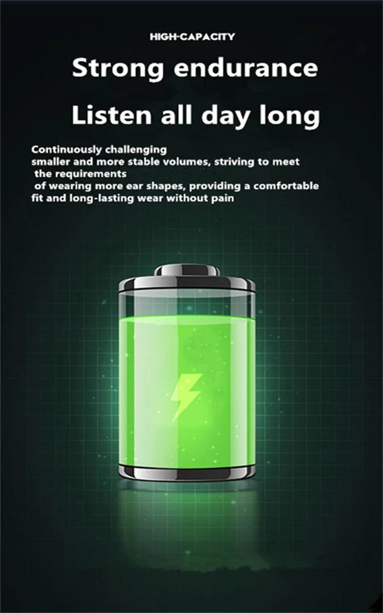 Earphone Clip Wireless Bluetooth Headphone Bone Conduction Headset High Quality TWS Auriculares Sport Noise Canceling With Mic - Nexvibe