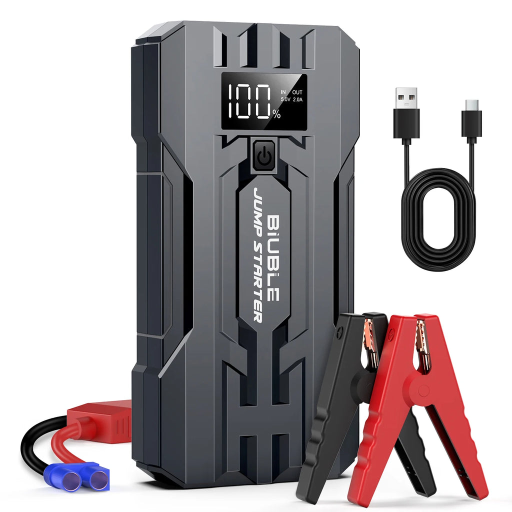 Car Emergency Start Power 12V Vehicle Rescue, Ordinary Clamp, 20000mAh Capacity, Portable Battery for Car Starting