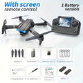 The 2026 upgraded E88 PRO MAX drone features dual 8K cameras, an on-screen remote control, two batteries, one-button return, foldability, USB charging, Wi-Fi, and flight gaming capabilities. Suitable for beginners, it makes a