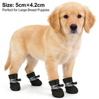 Small Dog Puppy Shoes Waterproof Anti Slip Soft Sole Boot Size 5x4.2cm for Puppies 10-13 lbs New Arrival