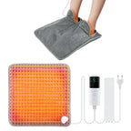 Electric Heating Foot Pad Washable Feet Warmer Household Soft Plush Thermal Heating Blanket Foot Warming Mat Home Office Bedroom