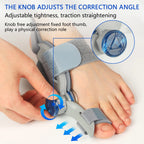 Adjustable Unisex Bunion Foot Adjuster Hallux Valgus Braces Rotatable Toe Separator Straightener Pedicure Finger Toe Adjuster