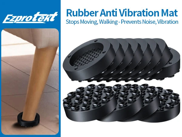 Anti Vibration Feet Pads Rubber Mat Slipstop Silent Universal Washing Machine Support Washer Washing Machine Foot Pads Protects