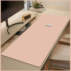 1pc Large Faux Leather Mouse Pad, Non-Slip Waterproof Desk Pad for Office, Desk, Mouse Pads for DeskEasy To Clean, Mouse Pads