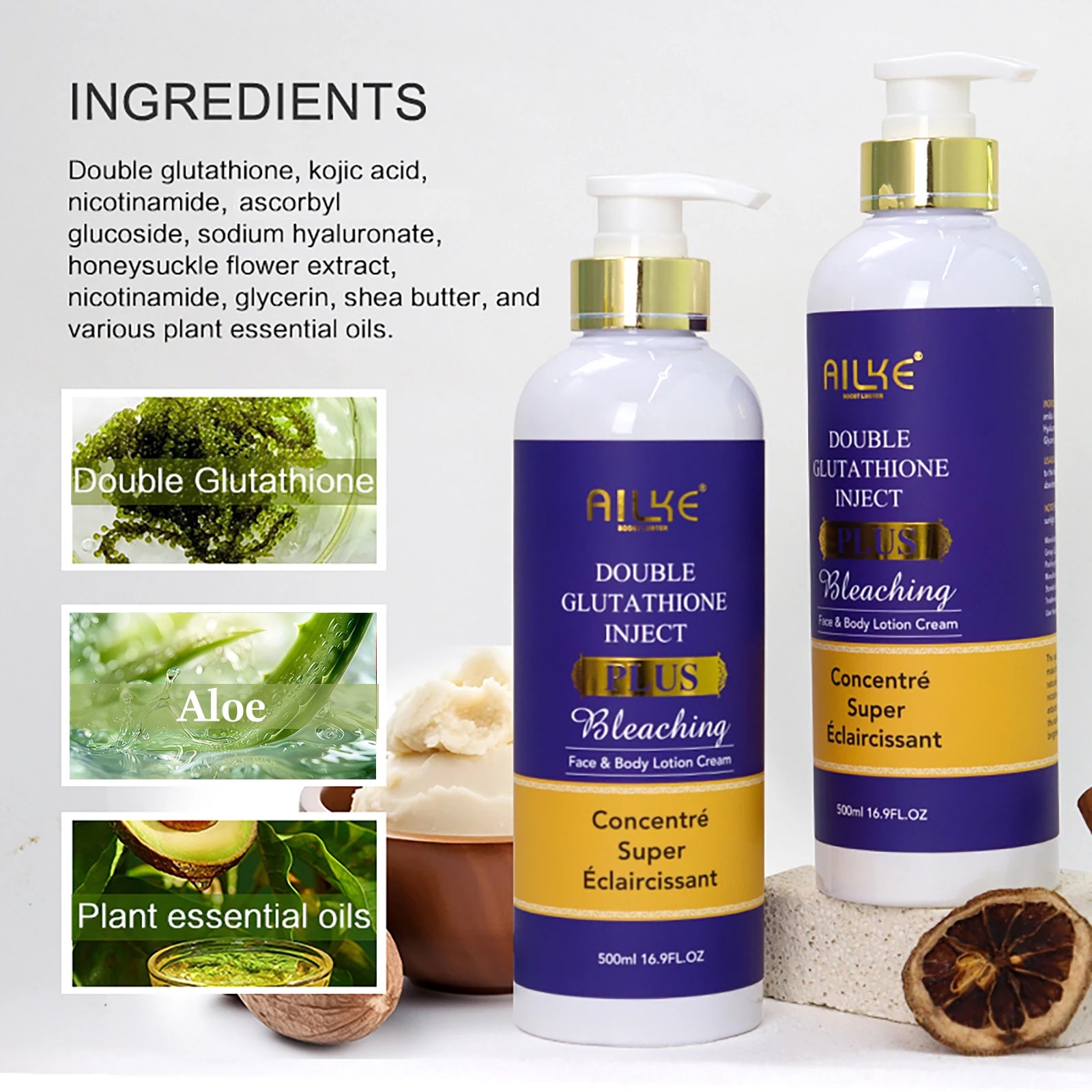 AILKE Anti-Black Spots Serum, Brightening Essence for an Even & Radiant Complexion, Reduce Freckles, Pigmentation, 120 ml