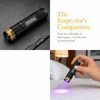 Mini 365nm/395nm UV Flashlight Usb Rechargeable UV Glue Curing Torch Cat Dog Pets Urine Tinea Money Ore Scorpion Detection Light