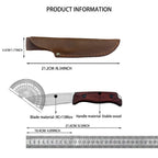 Hunt Saddle Mountain Skinner Fixed Blade Knife S30V Steel Wood Handle Survival Fishing Camping Outdoor Knife