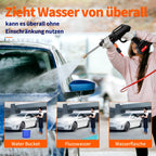 21V Cordless High Pressure Washer 60Bar Portable Wireless Cleaner with 2 Batteries Foam Cannon & Nozzles Handheld Washer for Car Garden Patio Outdoor Cleaning