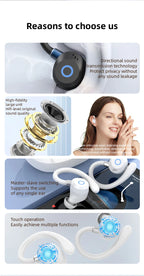 K09 Wireless Earphones Bluetooth Earbuds Dual Ear In-Ear Headphones with Digital Display Noise Reduction for Business And Sports