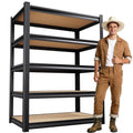 2000LBS Garage Shelving, Heavy Duty Garage Shelves, Adjustable Metal Shelving Unit, Easy Assembly Garage Storage, Customized