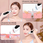 Ultrasonic Skin Scrubber Facial Peeling Machine Black Dots Acne Pore Deep Cleaning Ultrasonic Face Scrubber Blackhead Remover