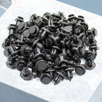 Car Rivet Fastener 10mm Bumper Clip Retainer Screw Black Door Panel Fender Liner Retainer Clip Plastic Auto Bumper Fender Buckle