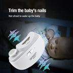 2 In 1 Electric Nail Trimmer Anti Splash Design Baby Adult Finger Toe Nail Clipper Manicure Pedicure Tools For Thick Nails