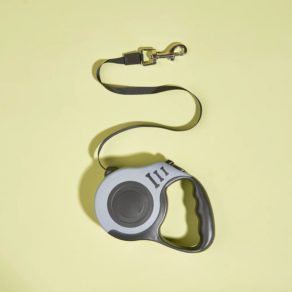 Retractable Dog Leash 3m 5m Automatic Self-Locking Nylon Lead for Medium Large Small Dogs Outdoor Walking Hiking Travel