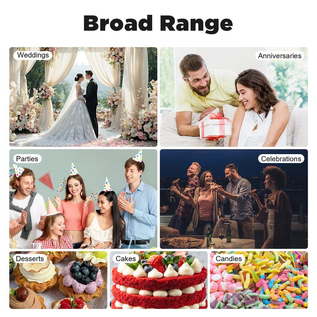 3-Tier Solid Wood Dessert Stand 6KG Load Capacity Detachable Wooden Cupcake Display Rack for Wedding Birthday Party