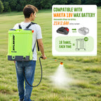 4.2 Gallon Weed Yard Sprayer,100 PSI Electric Graden Sprayer Works with Makita 18V Battery,Sprayers Garden 16 Litres