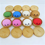 Random Slow Rising Squishy Set, Cheese Bun Dumpling Bread Bear Squeeze Toys, Sensory Stress Relief for Adults