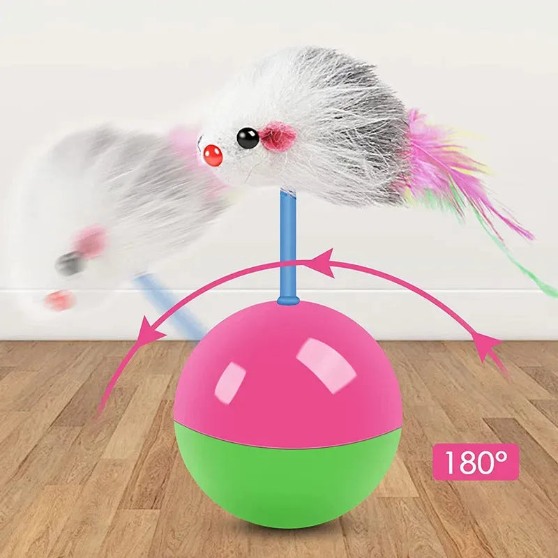 Cat Toy Tumbler Mouse Teasing Cat Deboredom Caged Mouse Toy Self Hilarious Deboredom Cat Toy Pet Toys