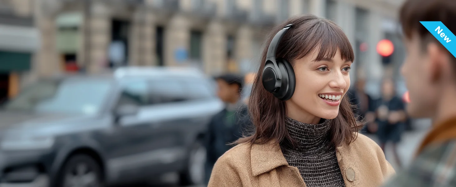 Soundcore Anker Life Q20 Hybrid Active Noise Cancelling, Wireless Over Ear Bluetooth Headphones, 60H Playtime  (Refurbished)
