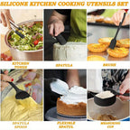 17pcs, Stainless Steel Mixing Bowl Set Mixing Bowls With Lids Grater Attachment, Non-Slip Kitchen Gadget Set, Mixing And Serving