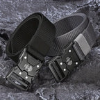 2PC Tactical Waist Belt - Durable Automatic Buckle, Perfect for Outdoor Adventures, Unisex Accessories for Men and Women