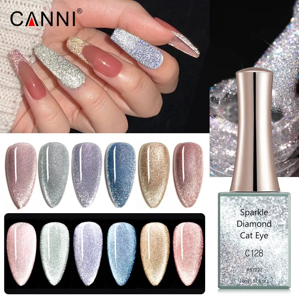 CANNI 16ml TPO FREE BaseCoat Topcoat Functional Gel Thick Basecoat Primer Diamond Glitter Matt Topcoat Nail Art UV LED Polish