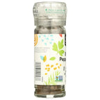 Black Peppercorn Grinder 1.55 Ounce Kitchen Spice Grinder Stainless Steel Black Durable Grinding Mechanism for Seasoning and Co