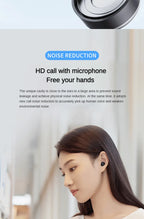 Super bass Sleep Headphones Wireless Bluetooth Earphones With Mic Sports Earbuds Noise Reduction Mini HD Headset For Smart Phone