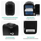 Crownful 4L Mini Fridge 110V 220V Beauty Makeup Skincare Refrigerator AC/DC Heated Cooling Beauty Refrigerator Car Mini Fridge