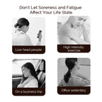 Bionic Pressure Neck Massager Back and Shoulder Massager Electric Kneading Neck Deep Massage Muscle Relax